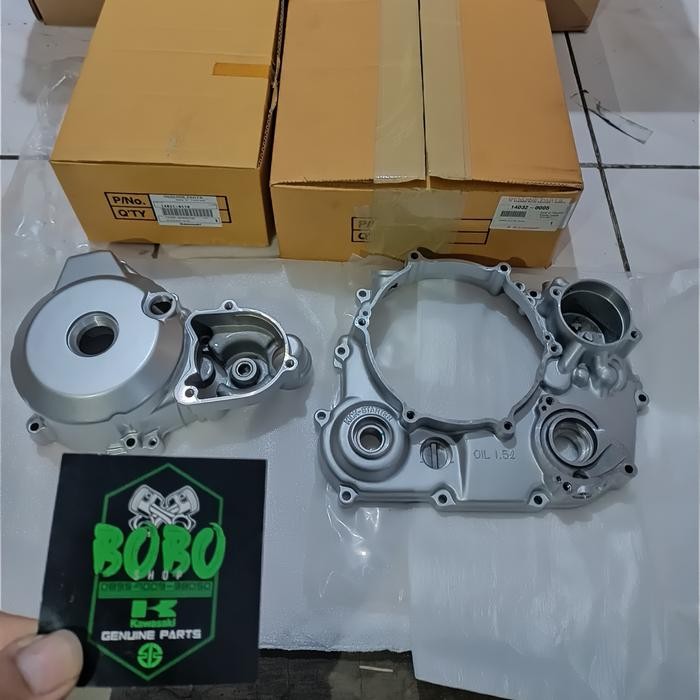 Cover Blok Bak Magnet Kopling Set Kiri Kanan Klx250 Klx 250
