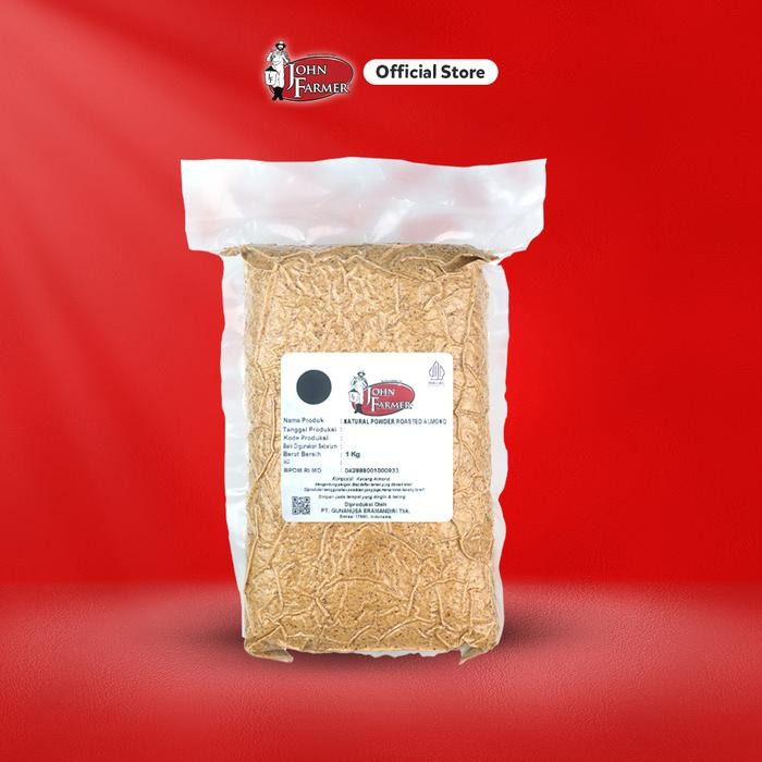 

John Farmer - Natural Powder Roasted Bubuk Almond Panggang 1Kg (tepung almond panggang/ almond