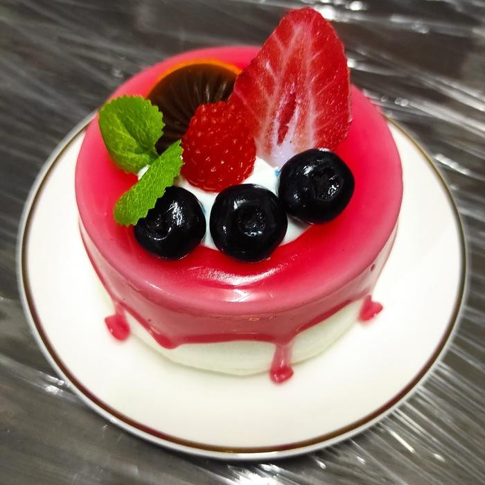 

Cake Pajangan Kue Imitasi Palsu MagnetKulkas 10cm Dessert Display Fake