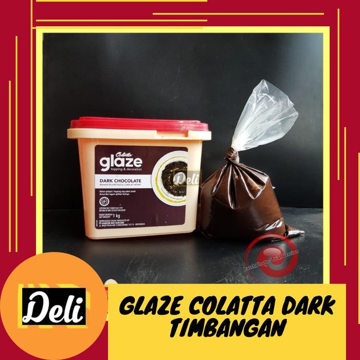 

Glaze Colatta Dark Chocolate 500gr (Curah)