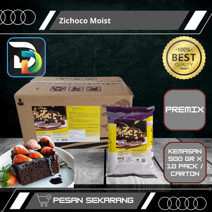 

zeelandia zeefine choco moist 500 g/pack & 5 kg/karton