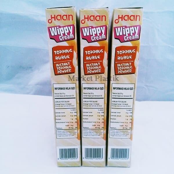 

Haan Wippy Cream/Toping Bubuk/Instant Topping Powder 200gram