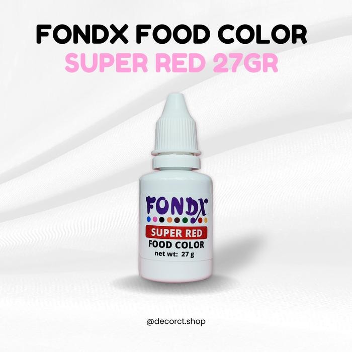 

Fondx Super Red Food Color 27gr