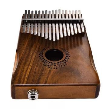 Portabel 17 Tombol Eq Kalimba Piano Jempol/ Piano Jari Padat