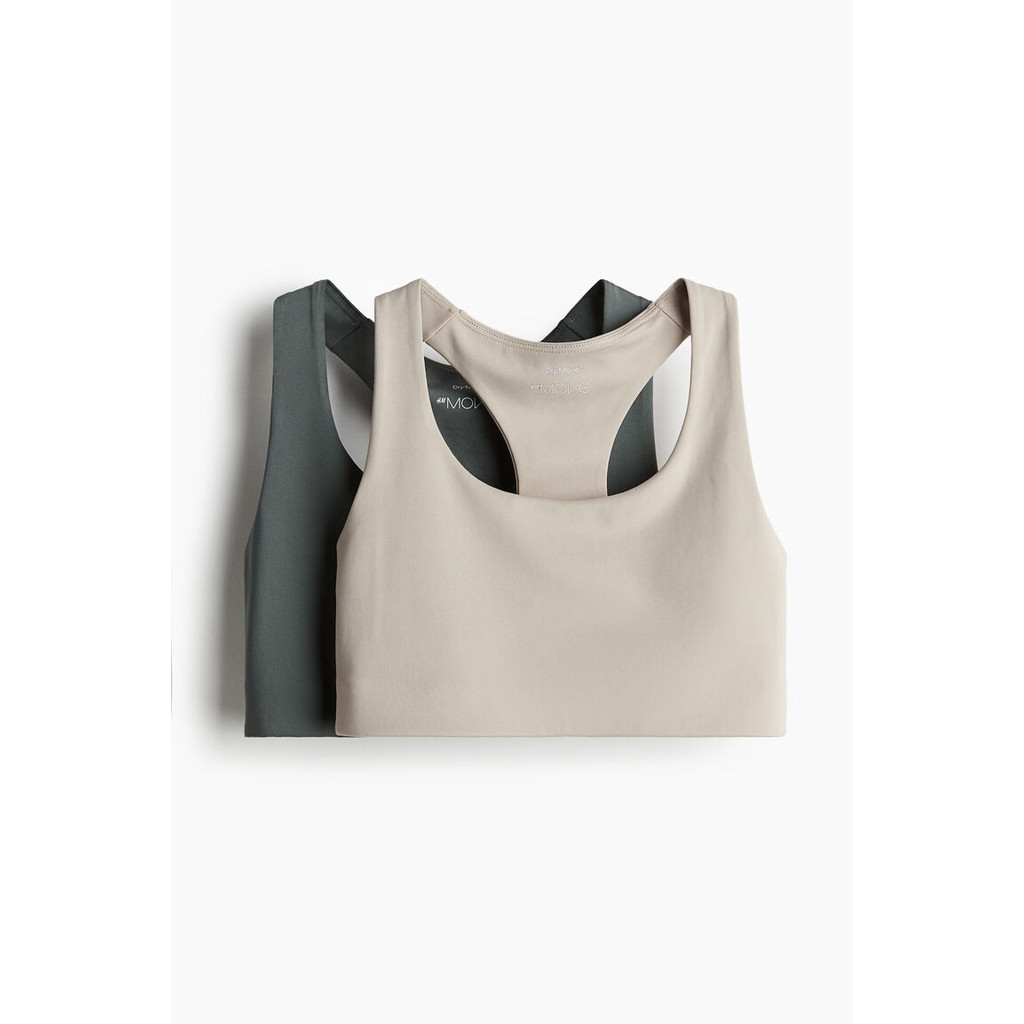 H&M SET 2 BRA OLAHRAGA PENDUKUNG SEDANG