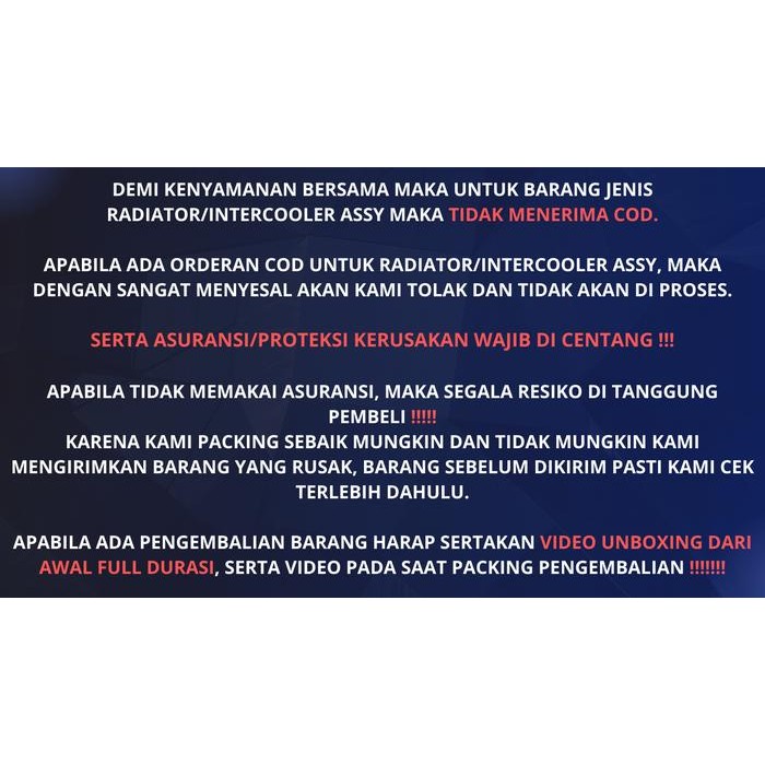 Radiator Toyota Kijang Super 5K Kijang Grand 5K