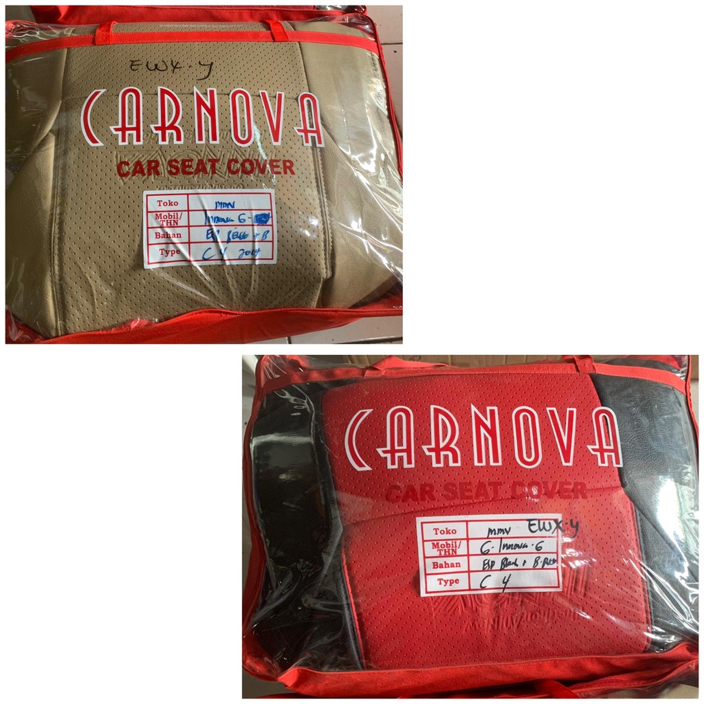 Cover Jok Mobil / Car Seat Cover Carnova Toyota Kijang Innova G,E 2005-2014