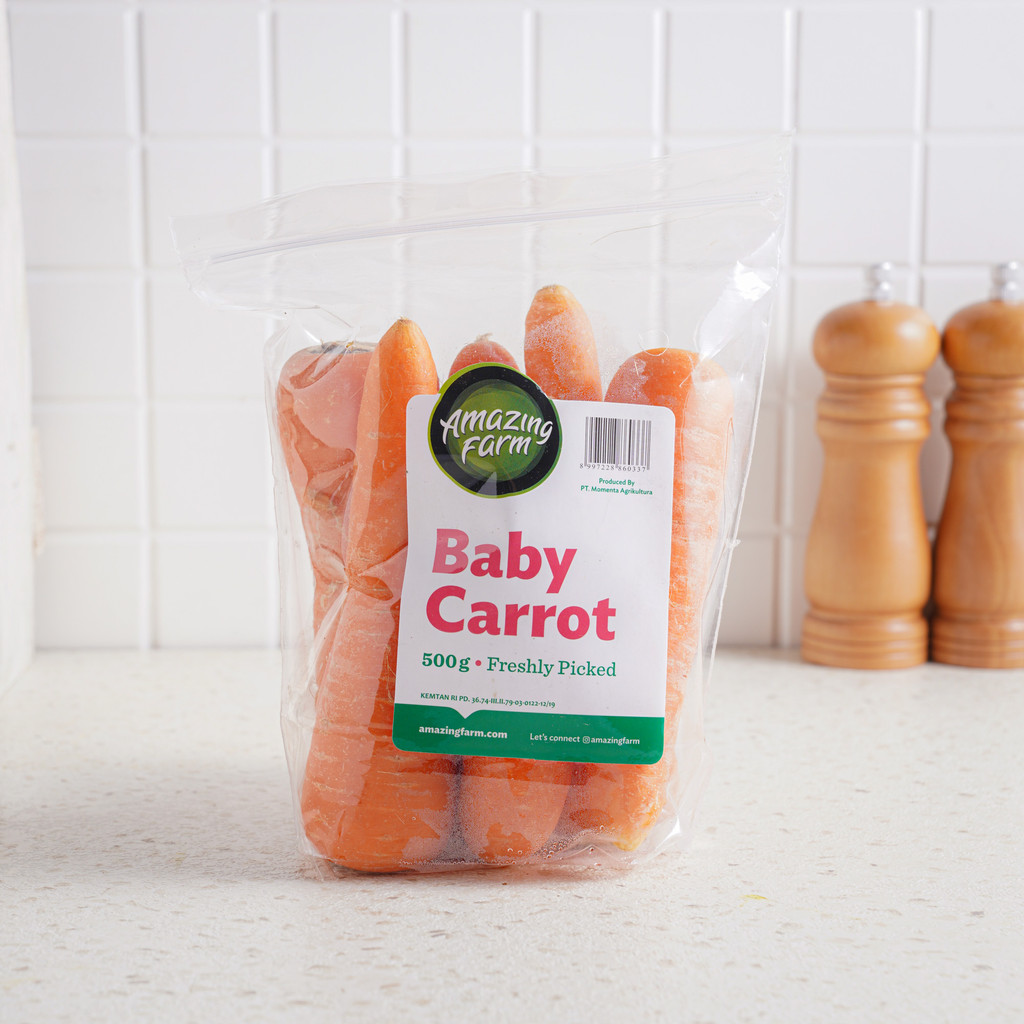 

Amazing Farm Baby Carrot Konvensional 500 gram