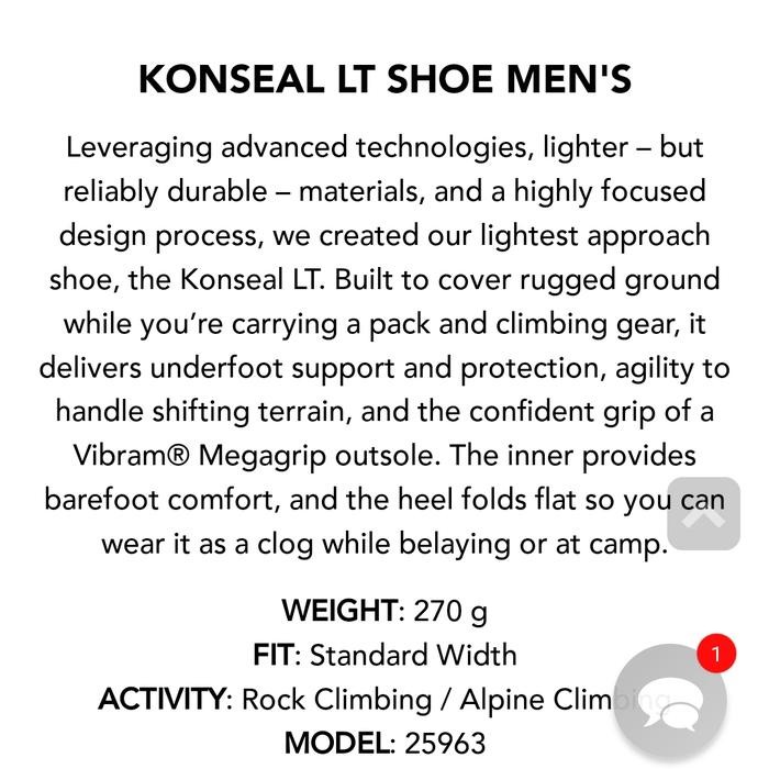 Cuci Gudang Sepatu Arcteryx Konseal LT Shoes
