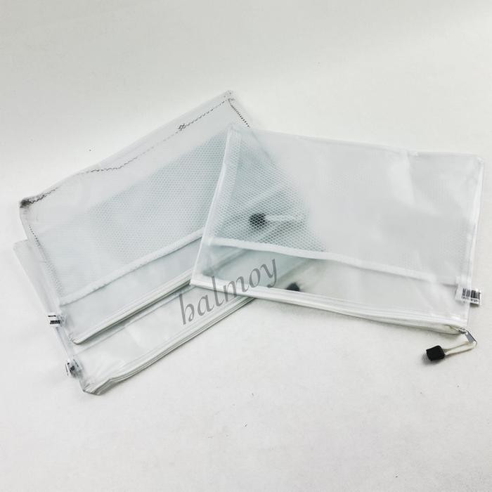 

TERLARIS MAP ZIPPER RESLETING BUKU / DOKUMEN TEBAL A4 23 X 33 CM ( 12 PCS ) READY STOCK