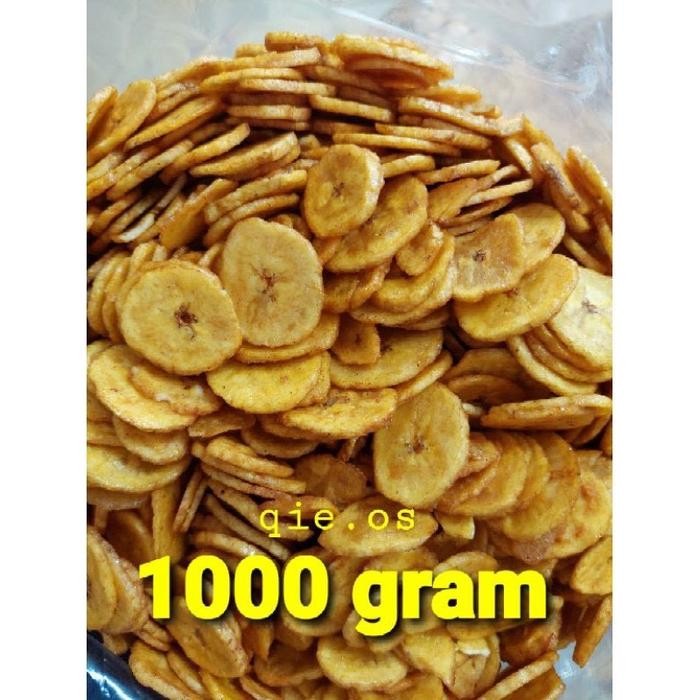 

KERIPIK PISANG KOIN MANIS DAN GURIH ORI 1 KG 500 G SNACK KRIPIK CEMILAN CAMILAN FOOD MAKANAN JAJANAN