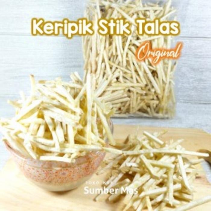 

KERIPIK TALAS 500GR / KERIPIK TALAS BOGOR / KERIPIK TALES ASIN / STICK TALAS KUNYIT