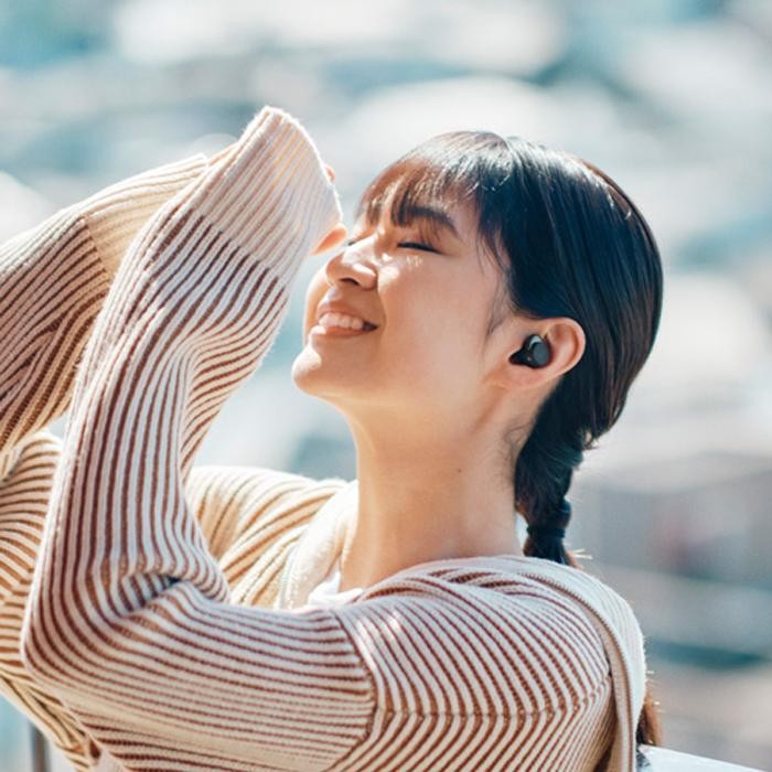 Audio Technica Ath-Sq1Tw2 Bluetooth True Wireless Tws In Ear Earphone