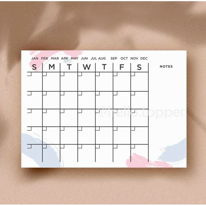 

Daily Planner Akrilik Pattern Wall Planner Dinding Schedule Board