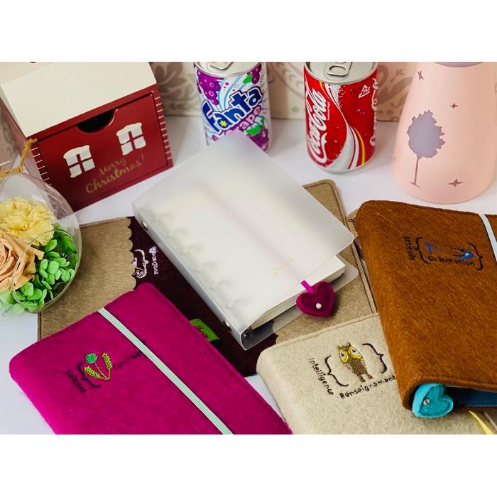 

AGENDA FILE BINDER A6 COVER FELT JEAN TAIWAN