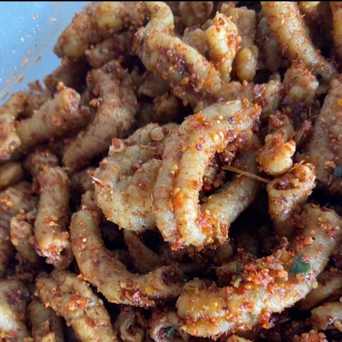 

USUS PEDAS REMPAH DAUN JERUK 500GR -NKS- KRIPIK SNACKS KERIPIK