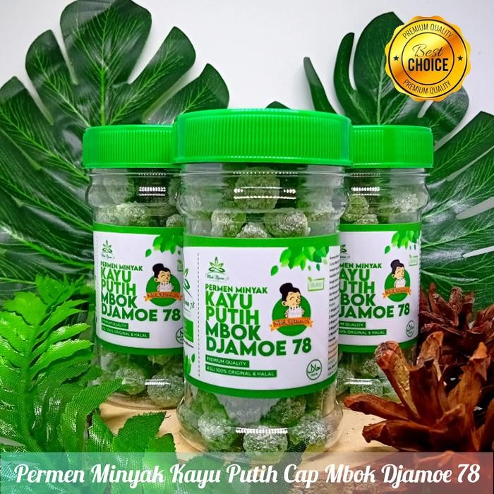 

PERMEN MINYAK KAYU PUTIH CAP MBOK DJAMOE 78