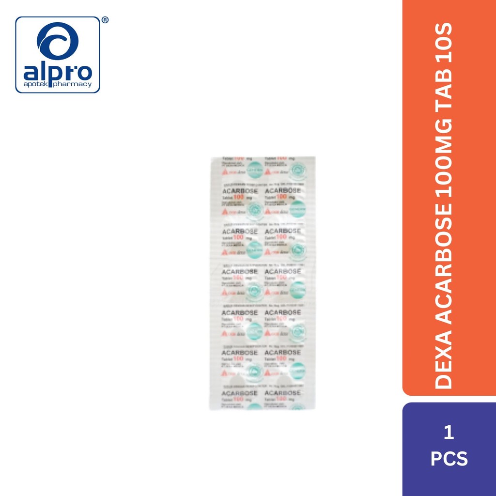 Dexa Acarbose 100Mg Tab 10S