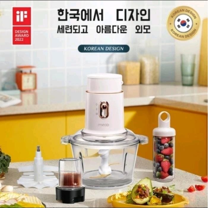 MECOO BLENDER BUMBU - MULTI BLENDER MINI MECOO 5 IN 1 PENGHANCUR ES TRITAN PENGHANCUR ES EKSTRAKSI