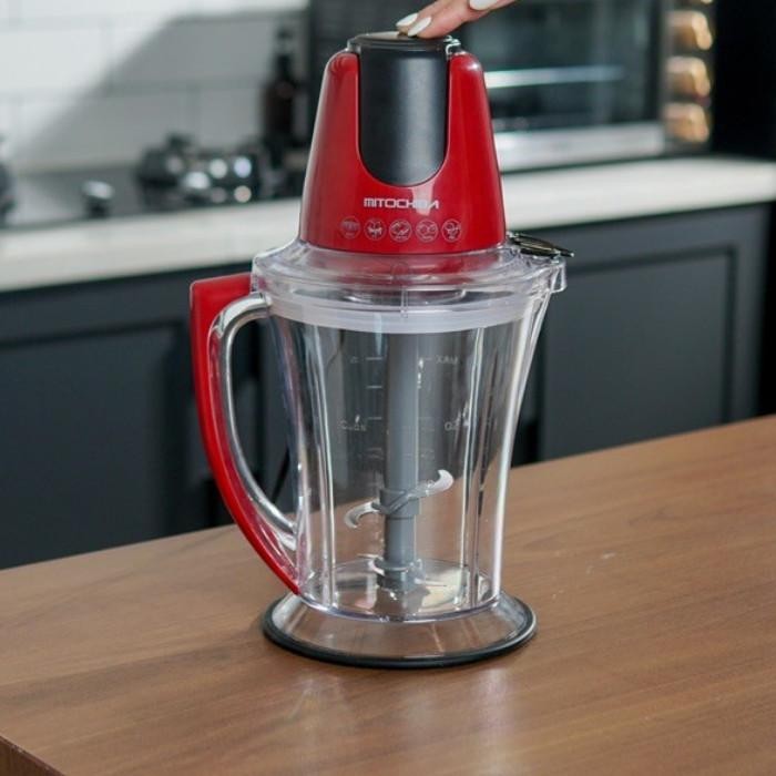 CHOPPER MITOCHIBA CH 100 FOOD CHOPER MITO COPER BLENDER COPPER CHOOPER MERAH 2 SET MATA PISAU