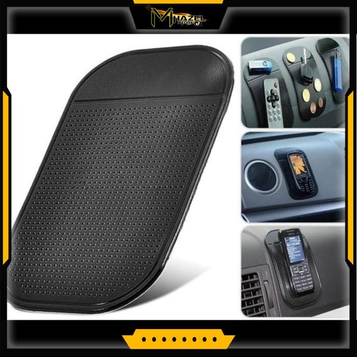 ANTI SLIP MAT DASBOARD MOBIL MENYIMPAN HP GPS KOIN
