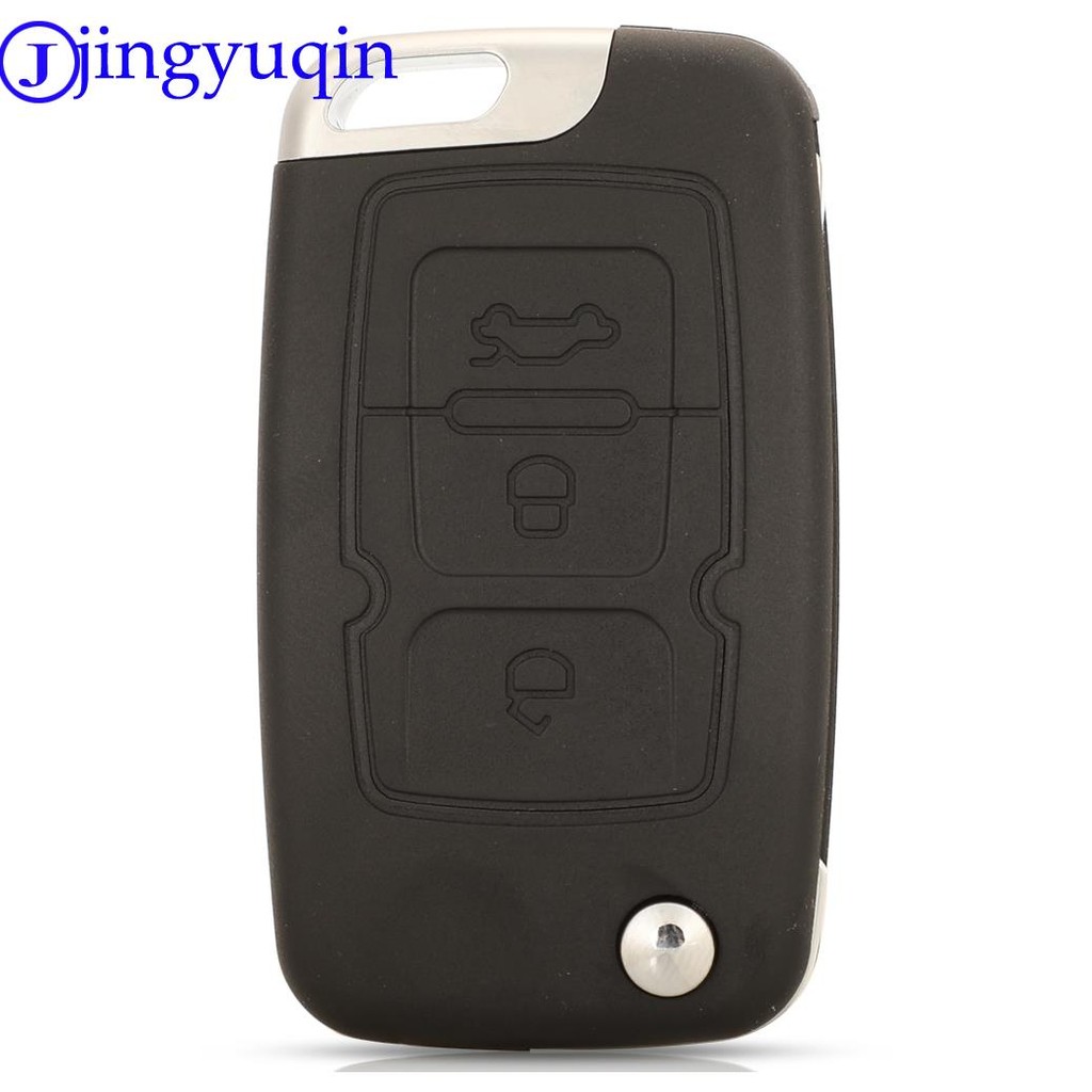jingyuqin 3 Buttons Car Remote Key Shell For Geely Emgrand 7 EC7