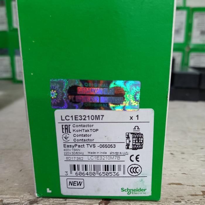 Terlaris Contactor Lc1E3210M7 Schneider