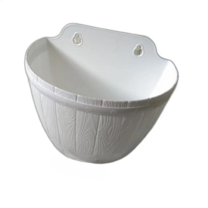 Mode Vintage Pot Bunga Plastik Tempel / Pot Tanaman Hias / Pot Tempel Dinding / Pot Gentong Tempel