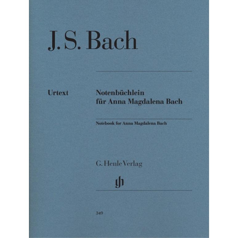 JS Bach Notebook for Anna Magdalena Henle Verlag Urtext - Buku Piano