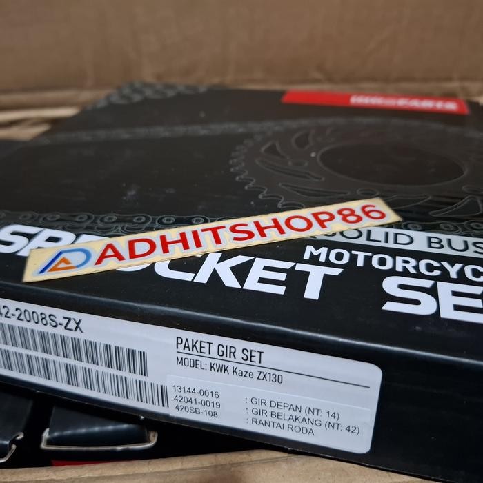 GIR SET ZX 130 GIR PAKET ZX 130 GEAR SET KAWASAKI ZX 130