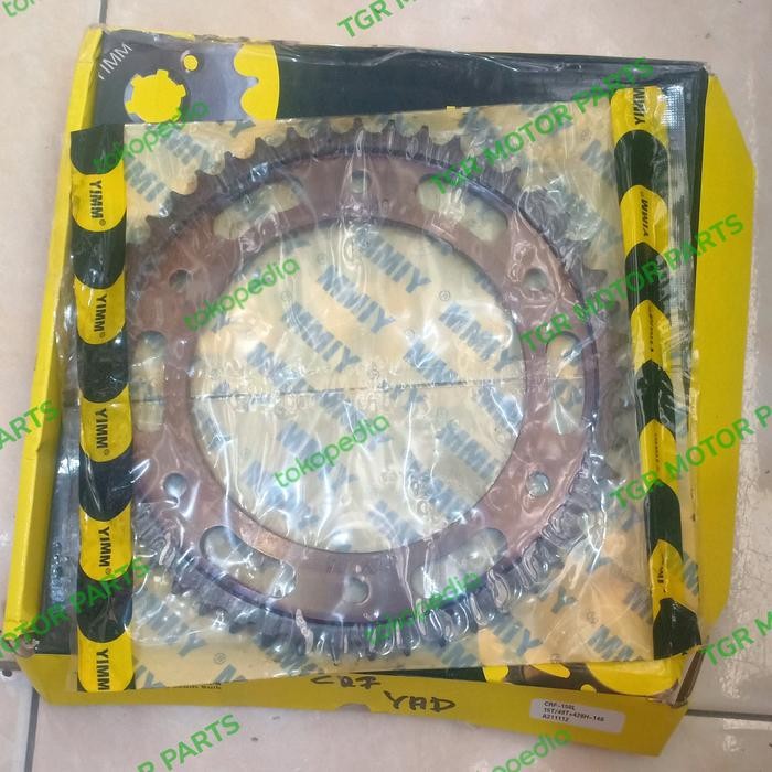GIR GEAR SET PAKET CHAIN KIT CRF 150 RANTAI 428H TEBAL MERK YIMM