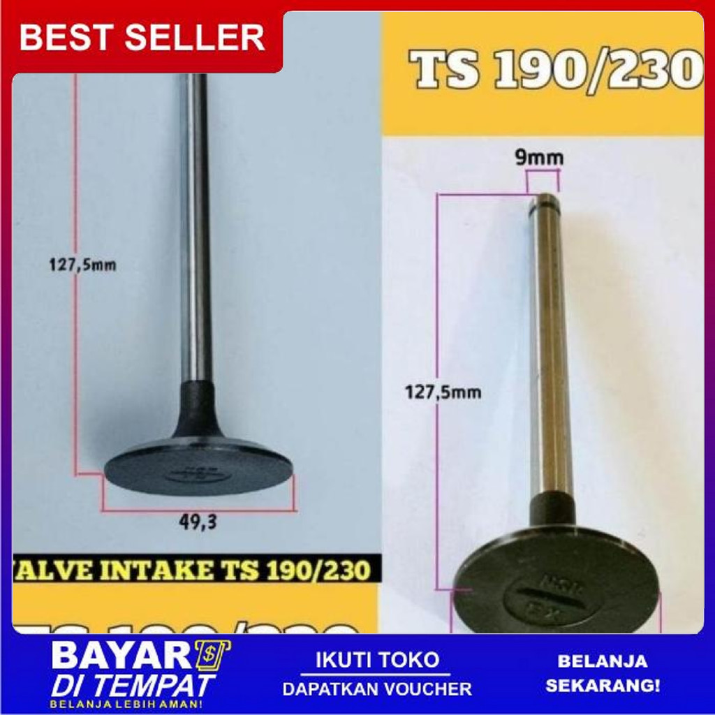 FREE ONGKIR TS 190 TS 230 PAYUNG KLEP SET UNTUK MESIN DIESEL YANMAR 19PK-23PK BISA COD