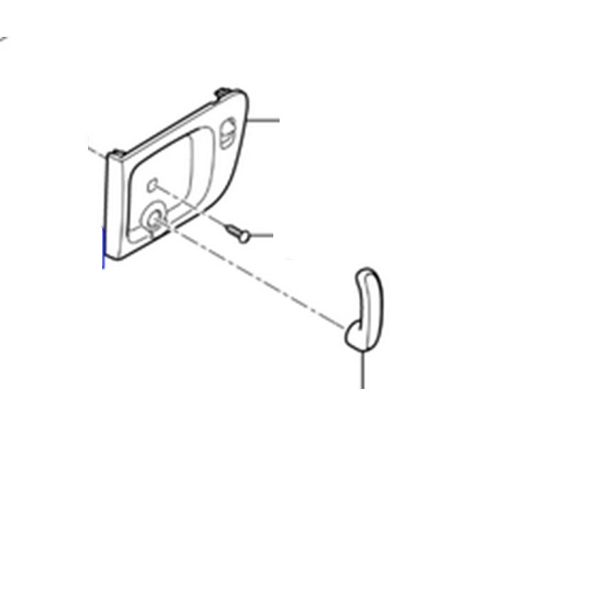 HANDLE ASSY RR DOOR I/S HYUNDAI H1