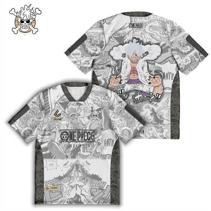 JERSEY ONEPIECE /VINTAGE/RETRO/ ONEPIECE LUFFY MONKEY D LUFFY JERSEY ANIME ONEPIECE