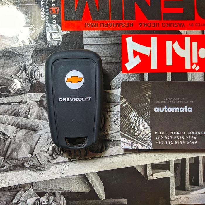 Cover Silikon Kondom Kunci Lipat Flip Key Chevrolet Spin Trax Aveo