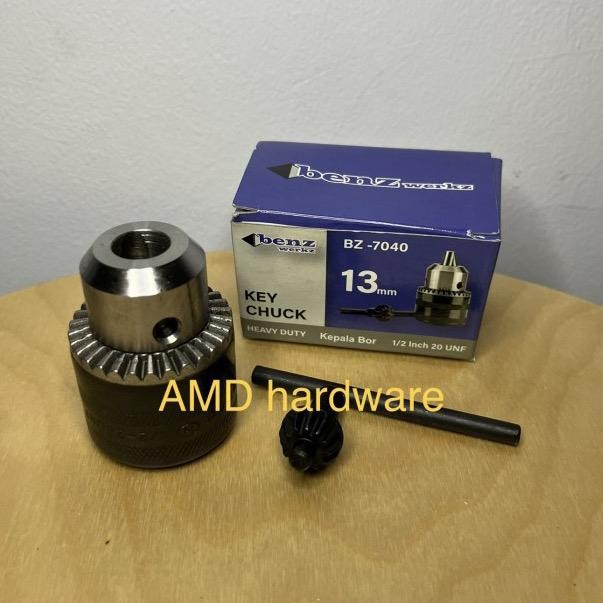 Hitachi Tools - Kepala Bor Set 13Mm Drat Drill Chuck With Key