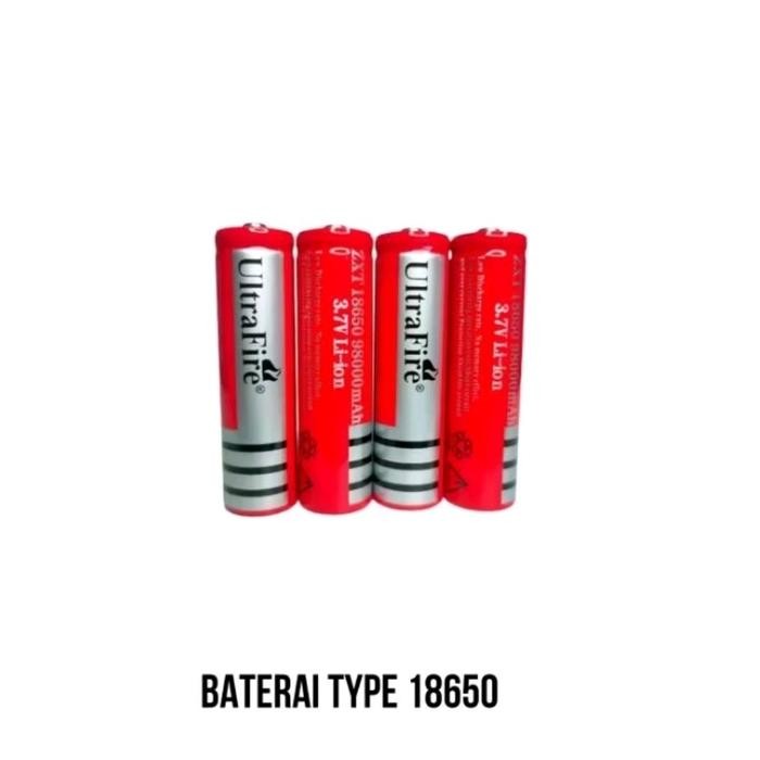Batrei Baterai 18650 Cas Charger Batrai - Orinal Battery senter