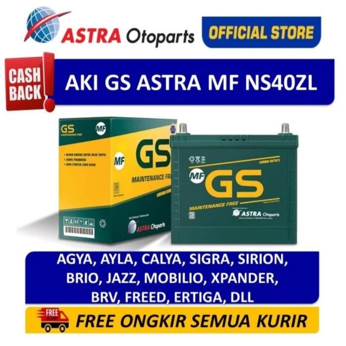Gs Astra Mf Ns40Zl Aki Mobil Calya Sigra Sirion Ayla Agya Mobilio Ori