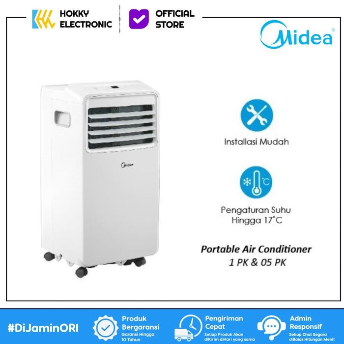 AC PORTABLE MIDEA 1/2 PK MPHA 05 CRN7 MIDEA AC PORTABLE 0.5 PK LOW WAT
