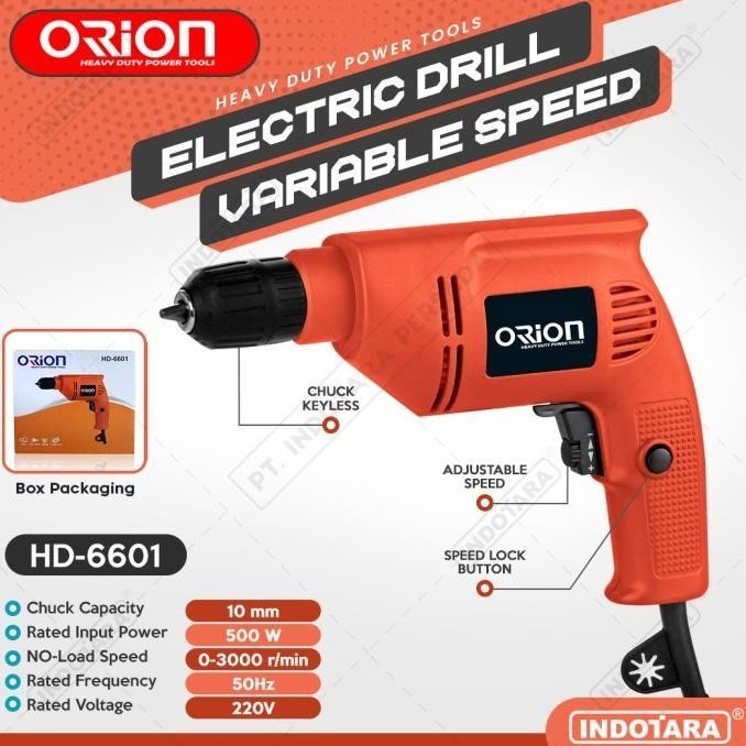 Hitachi Tools - Mesin Bor Listrik Impact Drill Listrik Hd-6601