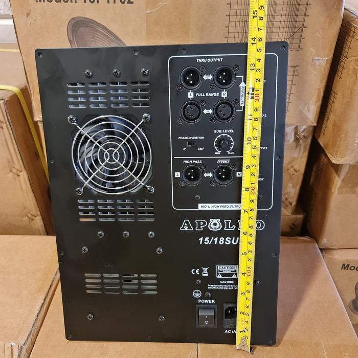Terbagus Mesin Subwofer Aktif Apollo 15-18 Inch 1200 Watt