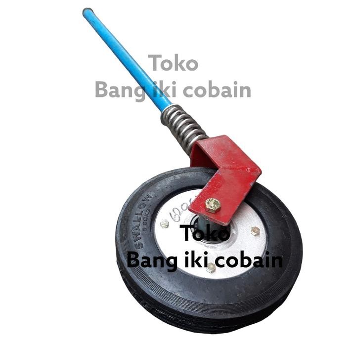 Roda Gerobak 8 inch Roda Gletrek 500kg 1set Ban Mati