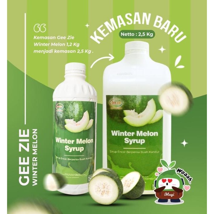 

Sirup GEE ZIE Winter Melon 2.5 kg Import Taiwan juice concentrate