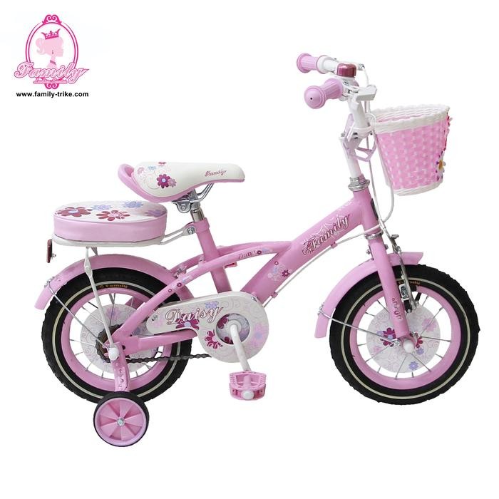 Sepeda Mini Anak Perempuan Family Daisy 12 Inch Pink