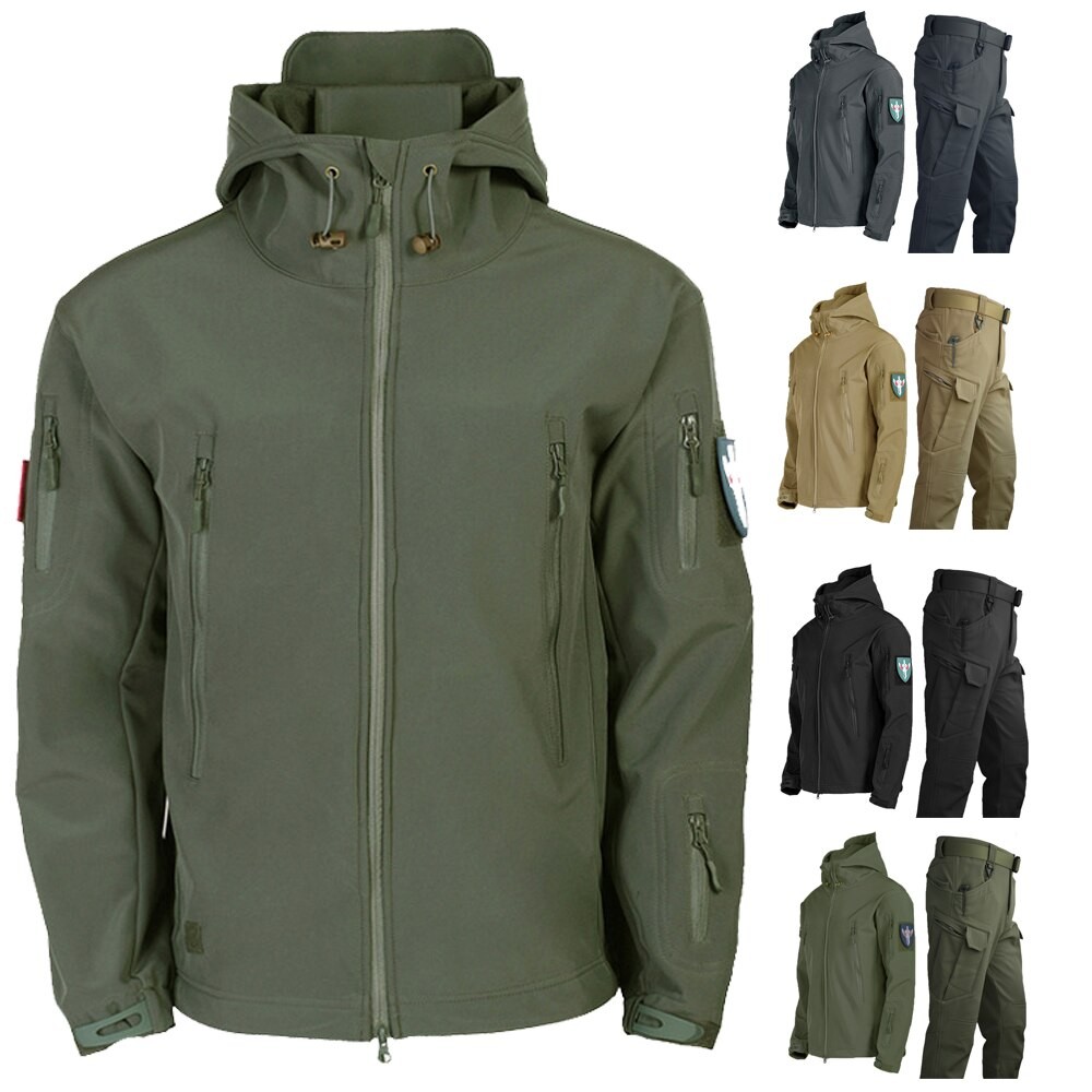 Terlaris, Winter Autumn Fleece Men Jacket Military Tactical