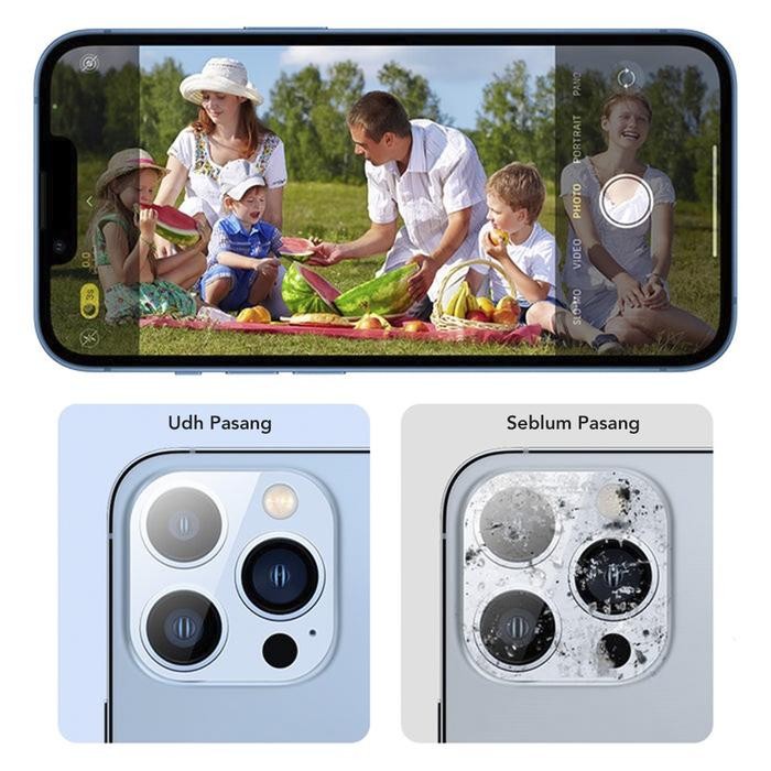 AMINO Fullset Magnetic Case + Depan Anti SPY + Kamera Glass Untuk Iphone 14 Pro Max 14 Plus 13 Pro