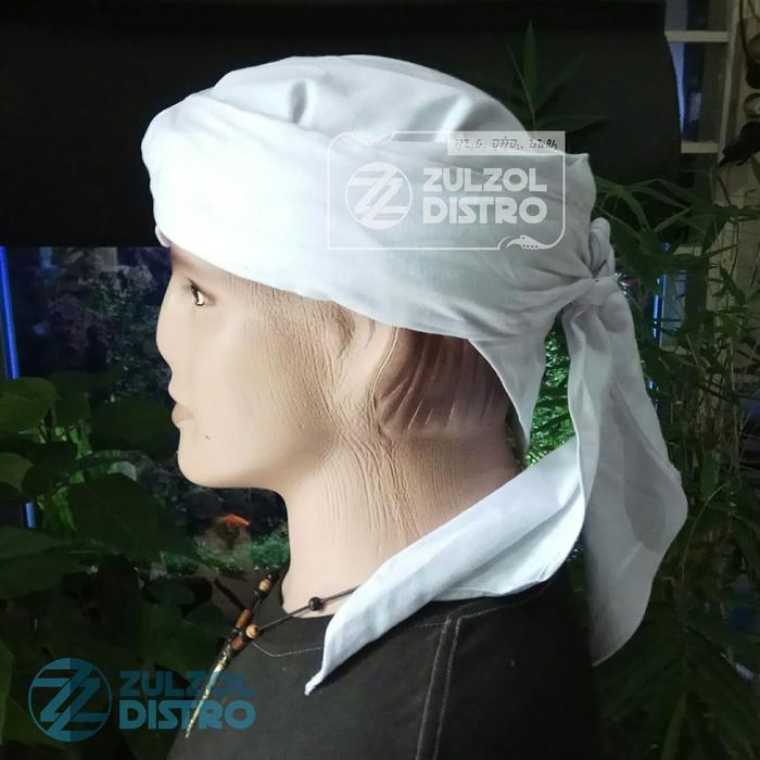 TERMURAH Iket Sunda Praktis Putih Premium Jawara / Udeng Blangkon Sunda READY STOCK