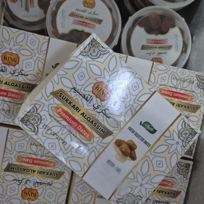 

ASLI Kurma Sukari Al Qassim 1 Kg Kurma Premium Sukari Grade A Organik READY STOCK