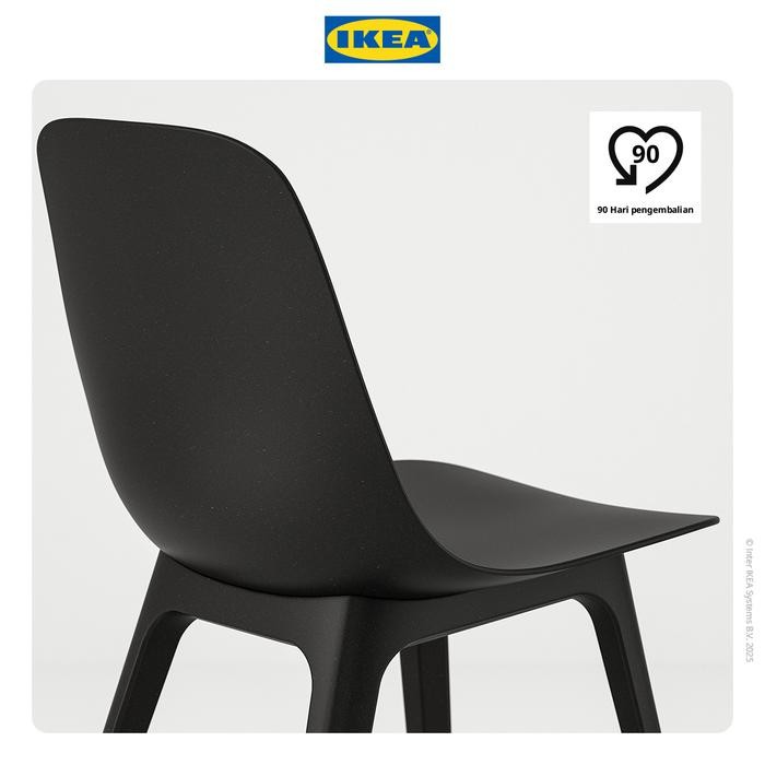 NEW IKEA ODGER Kursi Serbaguna Dengan Sandaran Antrasit