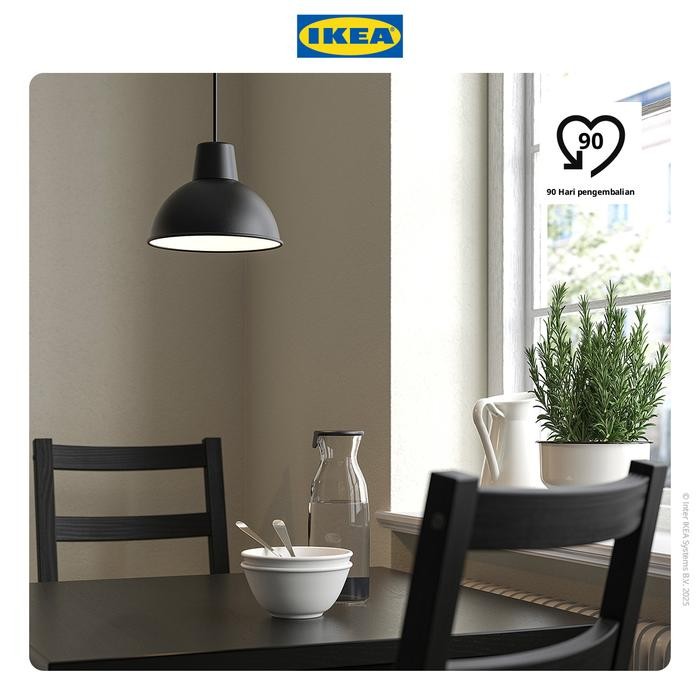 NEW IKEA SKURUP Lampu Gantung Hitam Minimalis 19cm